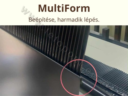 Bádogszegély kiegészítő Multiform 14 cm