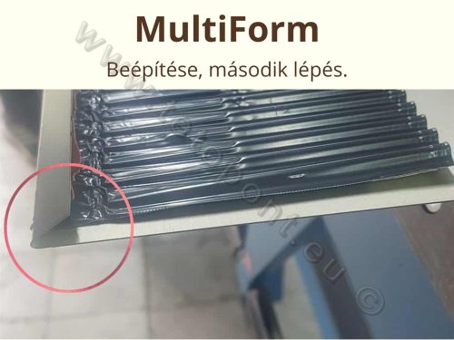 Bádogszegély kiegészítő Multiform 14 cm