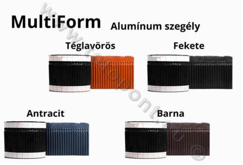 Bádogszegély kiegészítő Multiform 14 cm