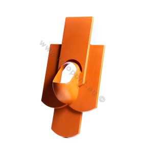 Hódfarkú kettősfedés átvezető cserép 110 mm