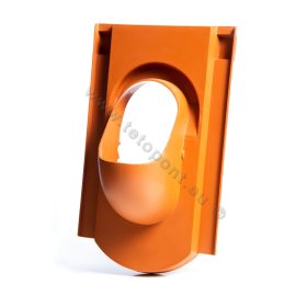 Hódfarkú koronafedés átvezető cserép 110 mm