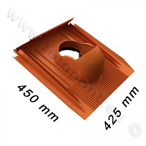 Univerzális átvezető cserép 125 mm