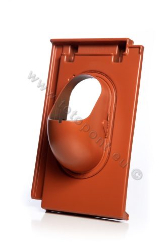 Creaton Domino átvezető cserép 110 mm RAL 8004 cserépvörös