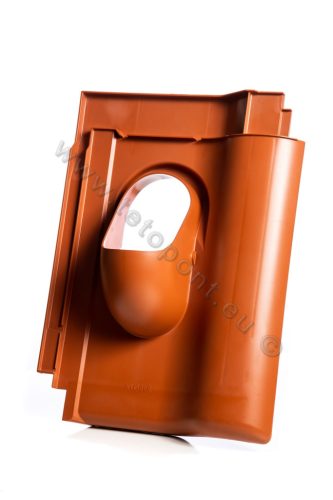 creaton Magnum átvezető cserép 110 mm RAL 8004 cserépvörös