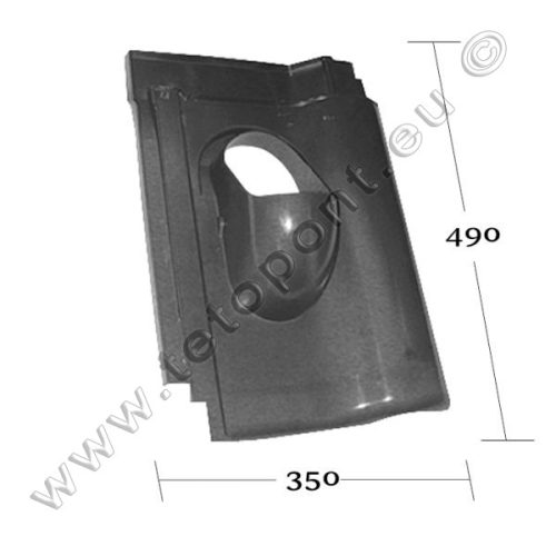 Magnum átvezető cserép 110 mm