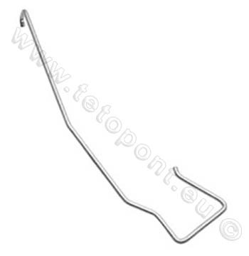 Viharkapocs "J" Beton tetőcseréphez 30*50 mm