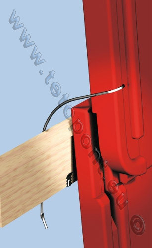 Viharkapocs "T" Sajtolt kerámia cseréphez