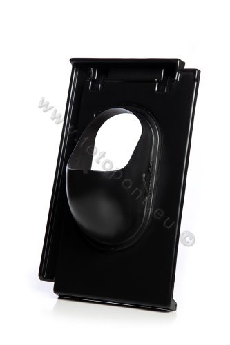 Creaton Domino átvezető cserép 110 mm RAL 9005 fekete