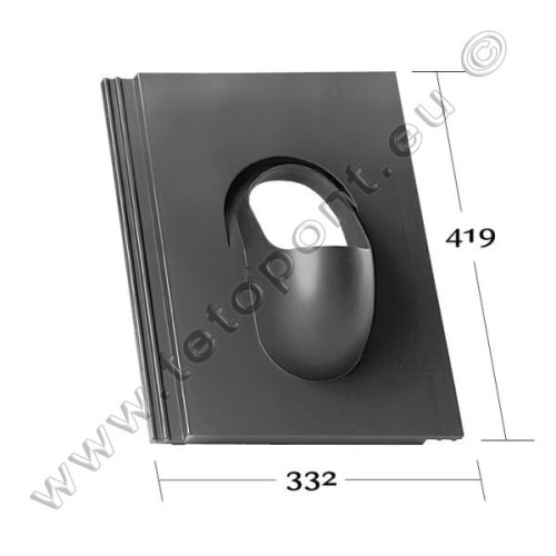 Tectura, Granite átvezető cserép 110 mm