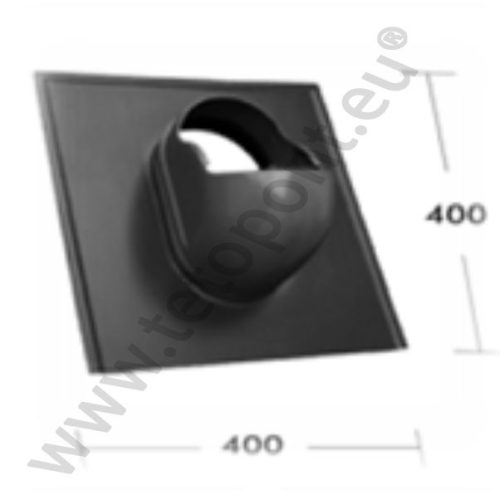 Síkpala, bitumenes zsindely, Zenit, Rundo 400 x 400 mm átvezető 125 mm