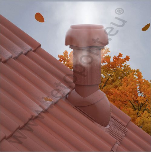 Balance 110 mm átvezető cserép + VENT szellőző cső + gégecső + UNI fóliagallér szett