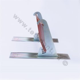   Hófogórács tartó lemeztalpas horganyozva és festve magyar