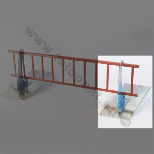 Hófogórács tartó lemeztalpas horganyozva és festve magyar