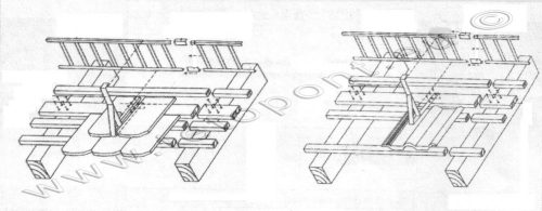 Hófogórács garnitúra 2 m magyar