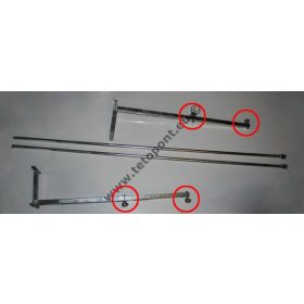 Korlátrúdhoz bilincs horganyzott és festett Magyar