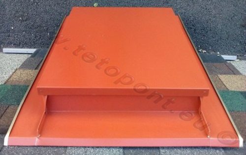 Tetőkibúvó 40x55 cm színezett alumíniumból