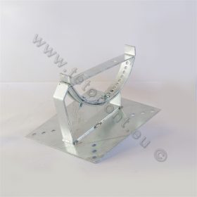   Tetőlépcső tartó trapézlemezhez lemeztalpas horganyzott és festett Magyar