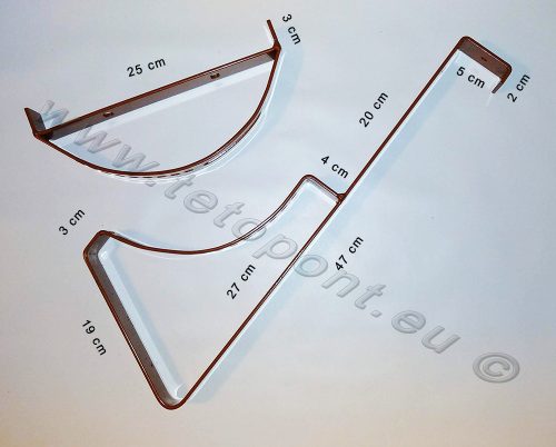 Tetőlépcső, tetőjárda garnitúra horganyzott és festett Magyar