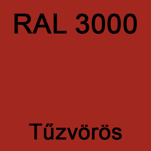 Tűzvörös RAL 3000