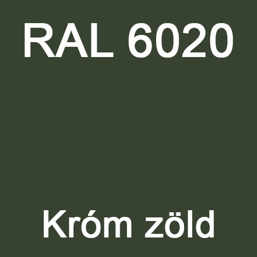 Króm zöld RAL 6020