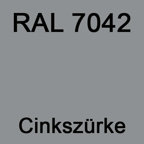Cinkszürke RAL 7042