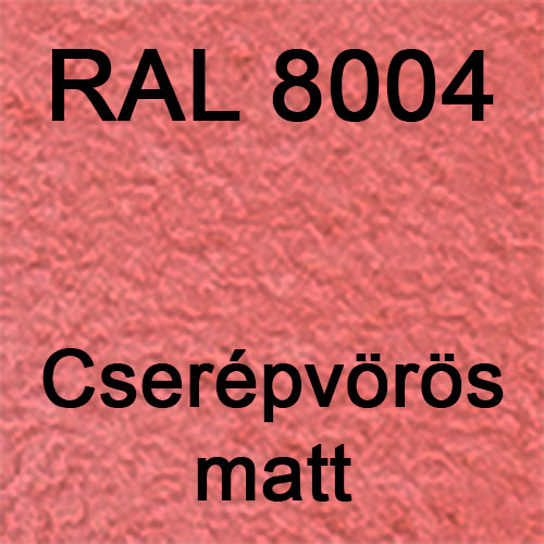 Cserépvörös RAL 8004 MATT