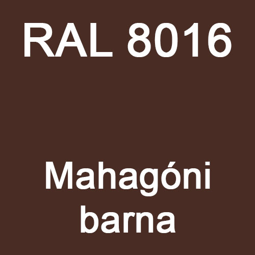 Mahagóni barna RAL 8016