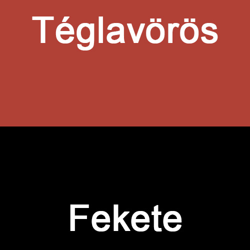 Téglavörös-Fekete